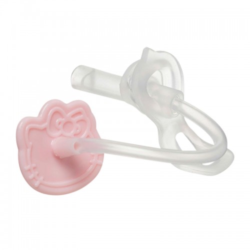 B.box Hello Kitty Sippy Cup Replacement Straw + Cleaner (2 straws + 1 brush) - Candy Floss